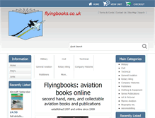 Tablet Screenshot of flyingbooks.co.uk